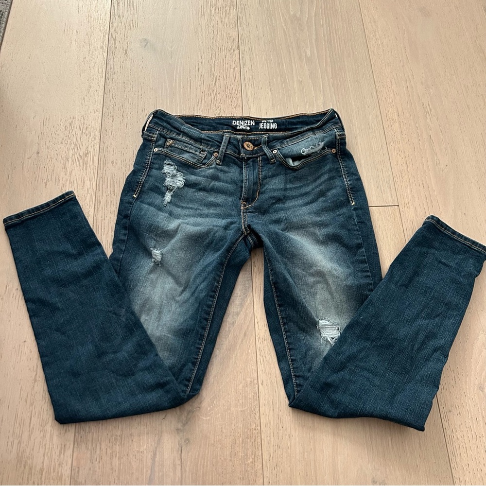 Denizen Distressed Skinny Jeans